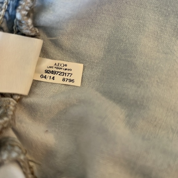 Women’s American Eagle Outfitters Chambray Cotton Joggers - Picture 8 of 8